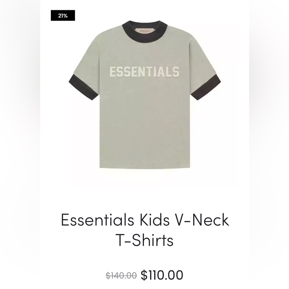 Essentials tee auth
